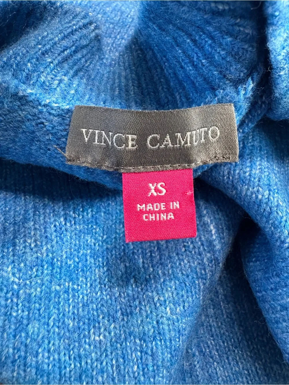 Vince Camuto Blue Crewneck Sweater